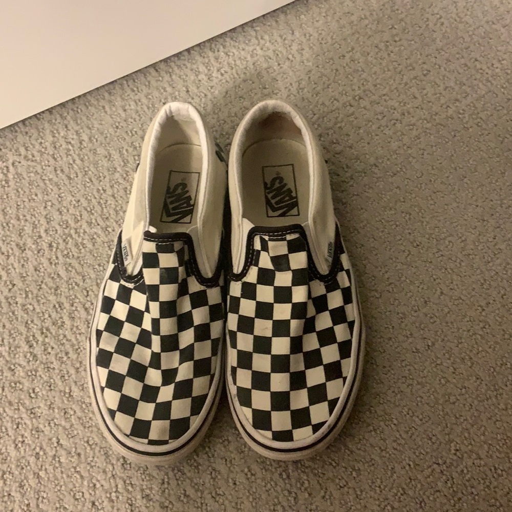 checkerboard slip on